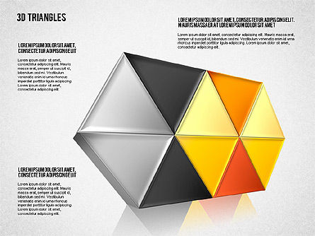 Shapes from Triangles, Slide 6, 01597, Shapes — PoweredTemplate.com