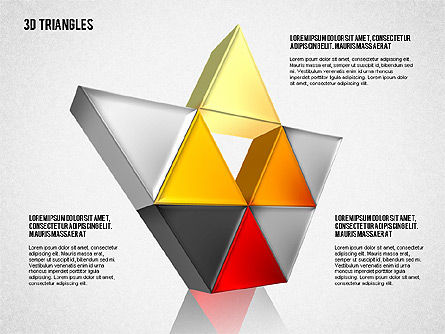 Shapes from Triangles, Slide 8, 01597, Shapes — PoweredTemplate.com