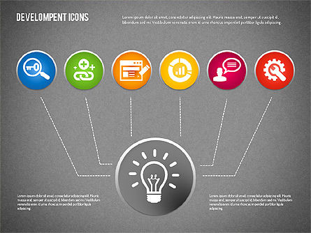 Icônes de développement, Diapositive 6, 01598, Icônes — PoweredTemplate.com