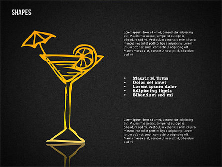 Formas de viaje dibujadas a mano, Diapositiva 13, 01599, Formas — PoweredTemplate.com
