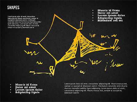 Formas de viaje dibujadas a mano, Diapositiva 14, 01599, Formas — PoweredTemplate.com