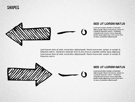 Formes de voyage dessinées à la main, Diapositive 8, 01599, Formes — PoweredTemplate.com