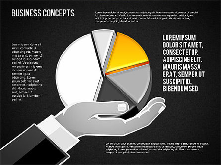 Formas en la mano, Diapositiva 16, 01602, Formas — PoweredTemplate.com