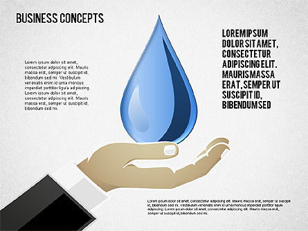 Formas en la mano, Diapositiva 3, 01602, Formas — PoweredTemplate.com