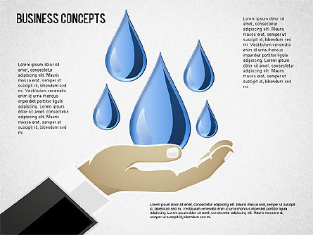 손에 들고있는 모양, 슬라이드 4, 01602, 모양 — PoweredTemplate.com