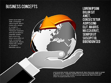 Formas en la mano, Diapositiva 9, 01602, Formas — PoweredTemplate.com