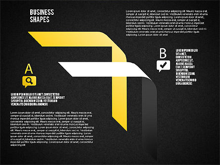 Intersecting Tape Diagram, Slide 15, 01604, Business Models — PoweredTemplate.com