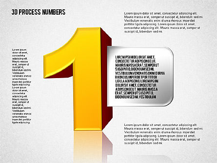Formas y escenario con números, Diapositiva 7, 01607, Diagramas de la etapa — PoweredTemplate.com