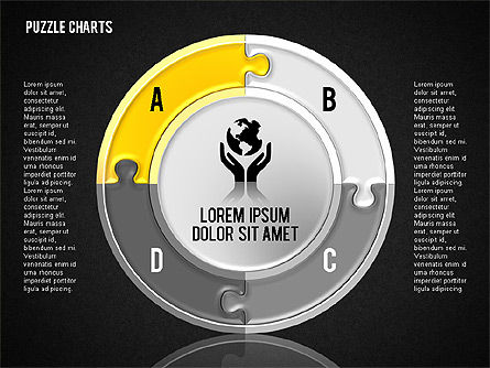 Puzzle Toolbox, Slide 11, 01610, Diagrammi Puzzle — PoweredTemplate.com