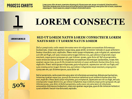 Pianificazione grafico con la clessidra, Modello PowerPoint, 01612, Diagrammi Palco — PoweredTemplate.com