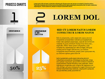 Tableau de planification avec sablier, Diapositive 10, 01612, Schémas d'étapes — PoweredTemplate.com