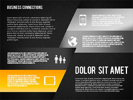 Diagrama de estilos de polilíneas, Diapositiva 11, 01623, Modelos de negocios — PoweredTemplate.com