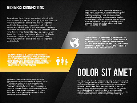 Diagrama de estilos de polilíneas, Diapositiva 13, 01623, Modelos de negocios — PoweredTemplate.com