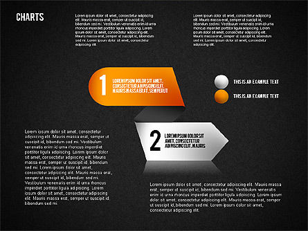Caja de herramientas de formas de cintas, Diapositiva 16, 01626, Formas — PoweredTemplate.com