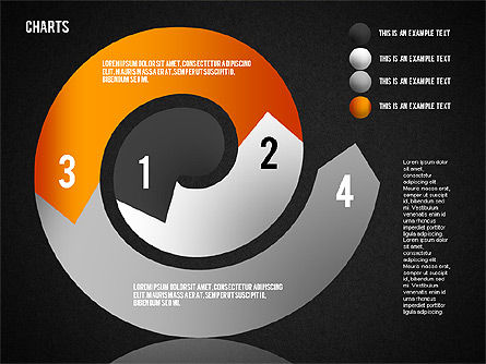Caja de herramientas de formas de cintas, Diapositiva 9, 01626, Formas — PoweredTemplate.com
