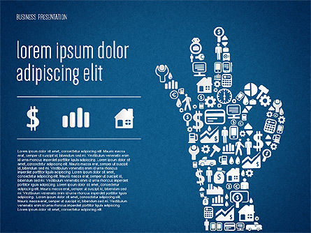 Presentación de negocios creativos, Diapositiva 3, 01630, Plantillas de presentación — PoweredTemplate.com