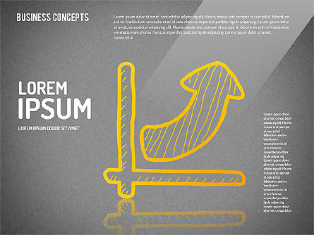 Ensemble de formes de style croquis, Diapositive 14, 01631, Formes — PoweredTemplate.com