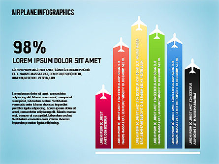 Infografis Pesawat Terbang, Slide 11, 01632, Model Bisnis — PoweredTemplate.com
