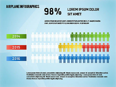 Infographie en avion, Diapositive 12, 01632, Modèles commerciaux — PoweredTemplate.com