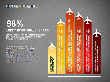 Airplane Infographics, Slide 15, 01632, Business Models — PoweredTemplate.com