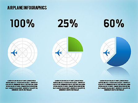 Infografía de aviones, Diapositiva 5, 01632, Modelos de negocios — PoweredTemplate.com