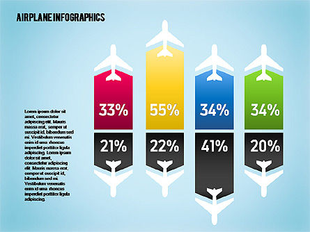 Infographie en avion, Diapositive 7, 01632, Modèles commerciaux — PoweredTemplate.com