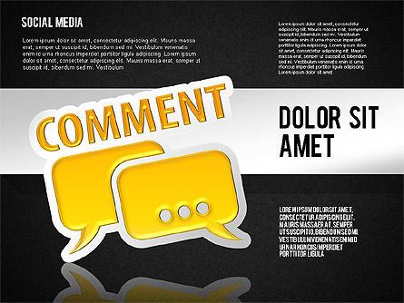 Kotak Alat Media Sosial, Slide 10, 01635, Bentuk — PoweredTemplate.com