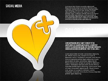 Kotak Alat Media Sosial, Slide 15, 01635, Bentuk — PoweredTemplate.com