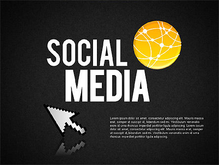 Caixa de ferramentas de mídia social, Deslizar 9, 01635, Formas — PoweredTemplate.com