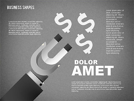Faire des illustrations de concept de profit, Diapositive 14, 01639, Modèles commerciaux — PoweredTemplate.com