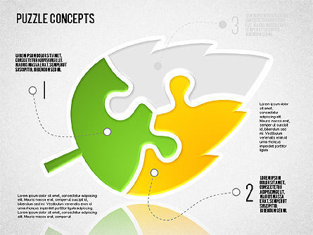 Puzzle Concept, Slide 8, 01642, Puzzle Diagrams — PoweredTemplate.com