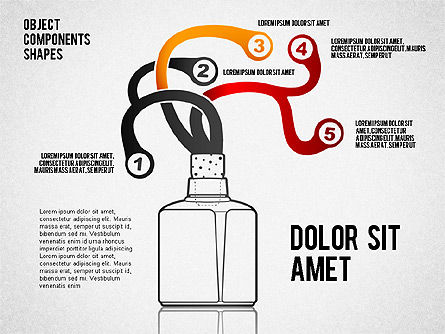 Diagram Komponen Objek, Slide 4, 01643, Model Bisnis — PoweredTemplate.com
