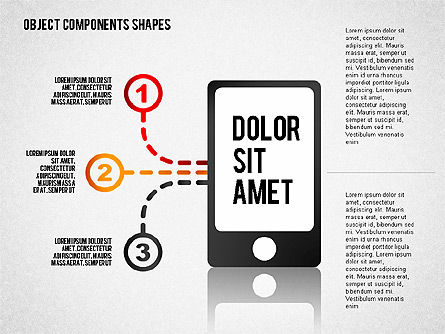 Diagrama de componentes de objetos, Diapositiva 8, 01643, Modelos de negocios — PoweredTemplate.com
