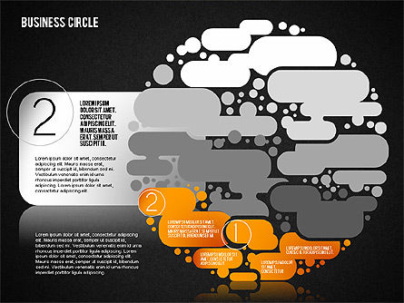 Étapes des nuages ​​commerciaux, Diapositive 10, 01647, Modèles commerciaux — PoweredTemplate.com