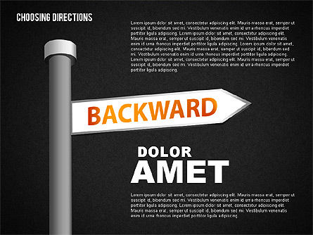 Señales de calle bifurcadas, Diapositiva 15, 01648, Modelos de negocios — PoweredTemplate.com