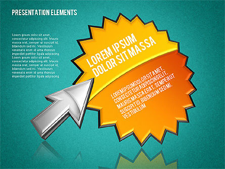 Formas con cursor, Diapositiva 10, 01654, Formas — PoweredTemplate.com
