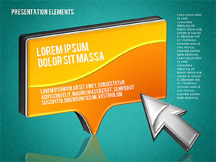 Formas con cursor, Diapositiva 12, 01654, Formas — PoweredTemplate.com