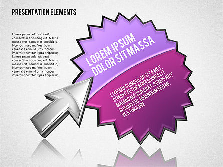 Forme con cursore, Slide 2, 01654, Forme — PoweredTemplate.com