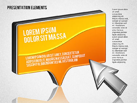 Formas con cursor, Diapositiva 4, 01654, Formas — PoweredTemplate.com