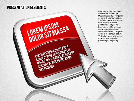 Formas con cursor, Diapositiva 5, 01654, Formas — PoweredTemplate.com