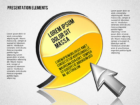 Formas con cursor, Diapositiva 6, 01654, Formas — PoweredTemplate.com