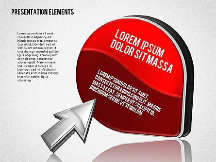 Formas con cursor, Diapositiva 8, 01654, Formas — PoweredTemplate.com