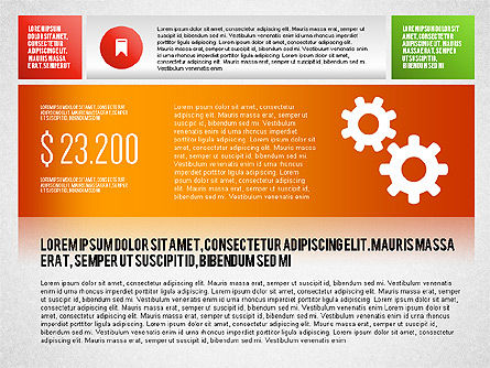 Relatório com fotos, Modelo do PowerPoint, 01657, Modelos de Negócio — PoweredTemplate.com
