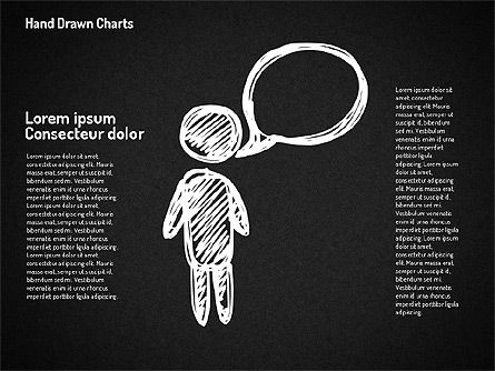 Formes de style craie, Diapositive 13, 01658, Formes — PoweredTemplate.com