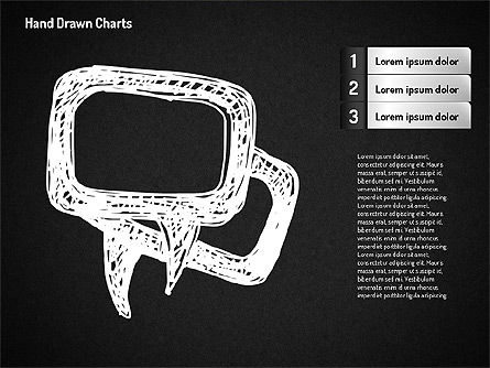 Formes de style craie, Diapositive 3, 01658, Formes — PoweredTemplate.com