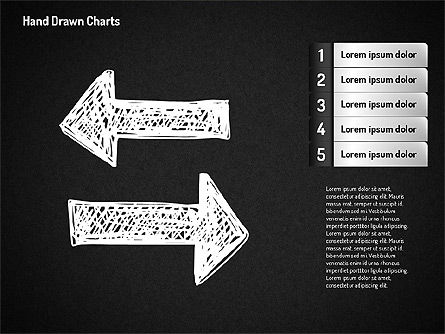 Chalk Style Shapes, Slide 5, 01658, Shapes — PoweredTemplate.com