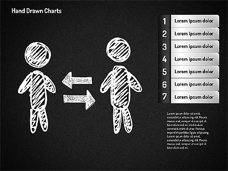 Formes de style craie, Diapositive 7, 01658, Formes — PoweredTemplate.com