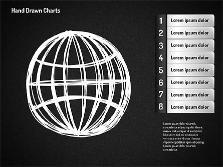 Formes de style craie, Diapositive 8, 01658, Formes — PoweredTemplate.com