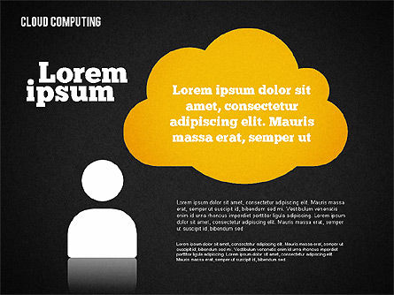 Cloud Computing Diagram Komputasi, Slide 14, 01661, Model Bisnis — PoweredTemplate.com