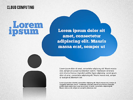 Cloud diagrama de computação distribuída, Deslizar 6, 01661, Modelos de Negócio — PoweredTemplate.com
